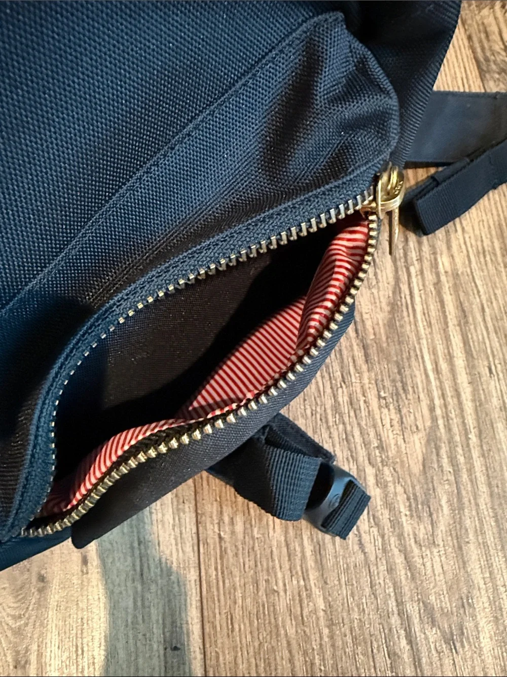 Herschel Supply Company Black Mini Backpack with Gold Zipper
